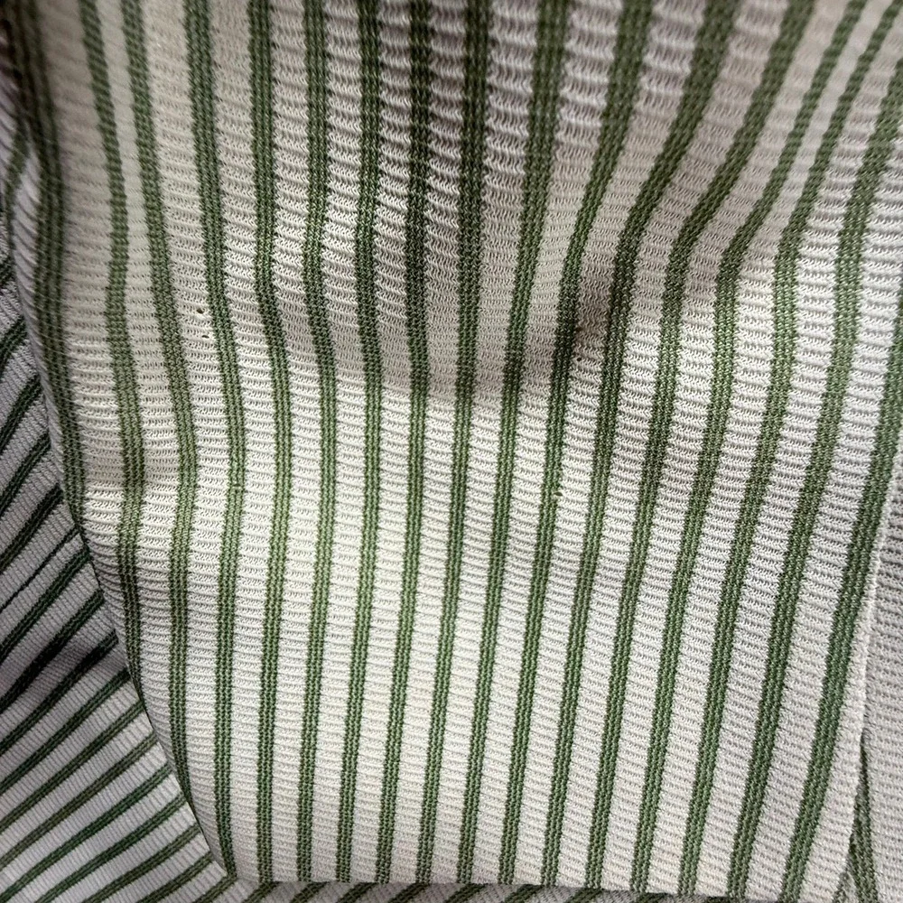 Palm Beach Vintage Mens 42R Blazer Green White Striped Sport Coat